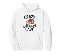 Crazy Cheesecake Lady Funny Cake Pullover Hoodie