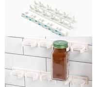 Crazy Chef Spice Clips Organizer for Spices - 15 Clips to Organize Your Prescription Bottles and More with Strong 3M Tape