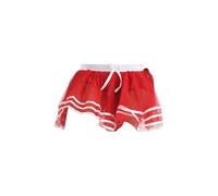 Crazy Chick® Adult Mens Unisex Red Hot Cheerleader Outfit - Novelty Cheer Uniform Fancy Dress Costume (Skirt, One Size)