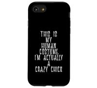 Crazy Chick Costume For Girlfriend Funny Halloween Costume Case for iPhone SE (2020) / 7/8