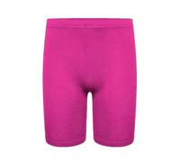 Crazy Chick® Girls Microfiber Cycling Shorts - Kids Plain Stretch Dance Gymnastic Sports Cycling Shorts Age 5-13 Years (Pink, 7-8 Years)