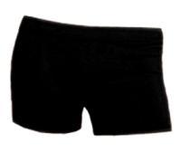 Crazy Chick® Girls Neon Stretch Hot Pants Shorts Dance Gym Tutu Shorts Age: 5-12 yrs (Black, 5-6 Years)