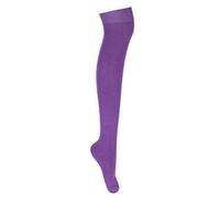 Crazy Chick® Girls Teens Ladies Neon Plain Socks In 8 Vibrant Colours Over The Knee Socks/Knee High