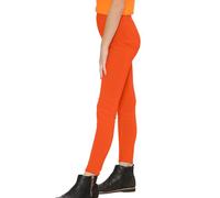 Crazy Chick® Kids Elasticated Waist Full Length Microfiber Leggings, Girls Casual Soft & Stretchy Long Tights, Sports Fitness Gym & Workout Yoga Pants Girl's Footless Leggings