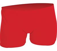Crazy Chick Ladies Womens Plain Lycra Stretchy Shorts Hot Pants in Different Neon Colours UK Size 8-18 (L/XL, RED)