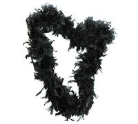 Crazy Chick Wickedfun® 150CM FEATHER BOAS GREAT FOR HEN AND STAG NIGHTS (Black)
