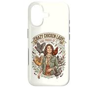 Crazy Chicken Lady and Proud Backyard Chicken Poultry Farmer Case for iPhone 17