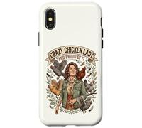 Crazy Chicken Lady and Proud Backyard Chicken Poultry Farmer Case for iPhone X/XS