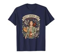 Crazy Chicken Lady and Proud Backyard Chicken Poultry Farmer T-Shirt
