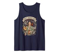 Crazy Chicken Lady and Proud Backyard Chicken Poultry Farmer Tank Top