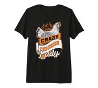 Crazy Chicken Lady Chicken Pajamas Premium T-Shirt