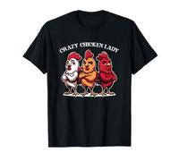 Crazy Chicken Lady Enthusiast Fun T-Shirt