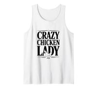 Crazy Chicken Lady Funny for Hen Lovers and Farmers Tank Top