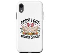 Crazy Chicken Lady Oops I Bought Another Hen Farm Humor Case for iPhone XR