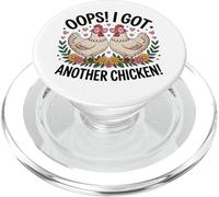 Crazy Chicken Lady Oops I Bought Another Hen Farm Humor PopSockets PopGrip for MagSafe