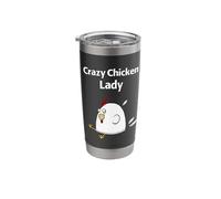 Crazy Chicken Lady Stainless Steel Insulated Tumbler
