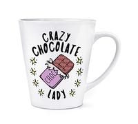 Crazy Chocolate Lady Stars 12oz Latte Mug Cup