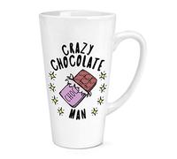 Crazy Chocolate Man Stars 17oz Large Latte Mug Cup