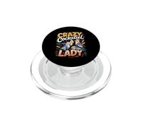 Crazy Cockatiel Lady Parrot Bird Owner PopSockets PopGrip for MagSafe
