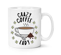 Crazy Coffee Lady Stars 10oz Mug Cup