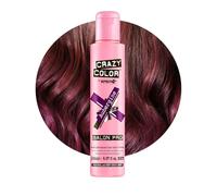 Crazy Color Aubergine Semi-Permanent Hair Dye 150ml | Highly Pigmented Wine Purple Conditioning & Oil Nourishing Vegan Formula, No Bleach or Ammonia, Limited Edition Size
