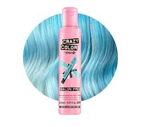 Crazy Color Bubblegum Blue Semi-Permanent Hair Dye. Highly Pigmented Pale Blue Conditioning & Oil Nourishing Vegan Formula | No Bleach or Ammonia | Limited Edition 150ml Size