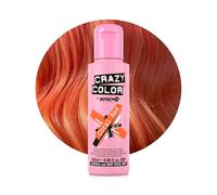 Crazy Color Coral Red Hair Dye 100ml | Vibrant Semi Permanent, Highly Pigmented Conditioning & Oil Nourishing Vegan Formula | No Bleach or Ammonia