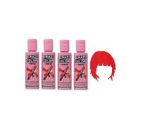 Crazy Color Hair Dye 100ml - Fire x4