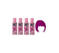 Crazy Color Hair Dye 100ml - Pinkissimo x4