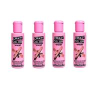 Crazy Color Hair Dye 100ml - Rose Gold x4