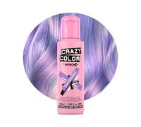 Crazy Color Lavender Purple Hair Dye 100ml | Pastel Semi Permanent, Highly Pigmented Conditioning & Oil Nourishing Vegan Formula | No Bleach or Ammonia