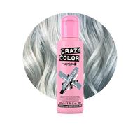 Crazy Color Metallic Graphite Semi-Permanent Hair Dye. Highly Pigmented Silver Toner Conditioning & Oil Nourishing Vegan Formula | No Bleach or Ammonia | 100ml
