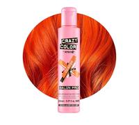 Crazy Color Orange Semi-Permanent Hair Dye. Highly Pigmented Copper Conditioning & Oil Nourishing Vegan Formula | No Bleach or Ammonia | Limited Edition 150ml Size