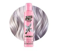 Crazy Color Platinum Semi-Permanent Hair Dye 150ml | Highly Pigmented Purple Toner Conditioning & Oil Nourishing Vegan Formula, No Bleach or Ammonia, Limited Edition Size