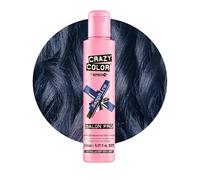 Crazy Color Sapphire Semi-Permanent Hair Dye. Highly Pigmented Deep Blue Conditioning & Oil Nourishing Vegan Formula | No Bleach or Ammonia | Limited Edition 150ml Size