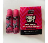 Crazy Color Semi-Permanent Conditioning Hair Dye - 2 X Slate & Bleaching Kit.
