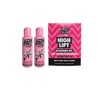 Crazy Color Semi-Permanent Conditioning Hair Dye - 2x Platinum & Bleaching Kit