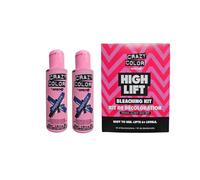 Crazy Color Semi-Permanent Conditioning Hair Dye - 2x Sapphire & Bleaching Kit