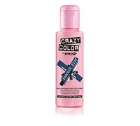Crazy Color Semi-Permanent Hair Color Cream 4 Bottles of Peacock Blue 100 ml
