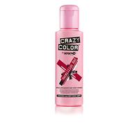 Crazy Color Semi-Permanent Hair Color Cream 4 Bottles of Vermillion Red 100 ml