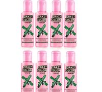 Crazy Color Semi Permanent Hair Colour 100ml - Pine Green Pack of 8