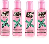 Crazy Color Semi Permanent Hair Colour Emerald Green Pack of 4