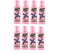 Crazy Color Semi Permanent Hair Dye 100ml - Sapphire Pack of 8