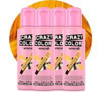 Crazy Color Semi-Permanent Hair Dye Renbow 4 x Anarchy UV 100ml .SHIPPING TO EUROPEAN COUNTRIES