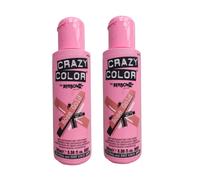 Crazy Color Semi Permanent Hair Dye Rose Gold - 100ml (Pack of 2)