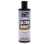 Crazy Color Shampoo for Colored Hair - 250 ml | Highly Pigmented Pastel Blue Conditioning & Oil Nourishing Vegan Formula, No Bleach or Ammonia