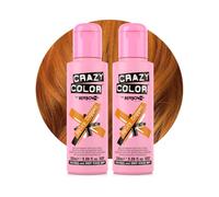 Crazy Color Spicy Copper Nourishing Semi Permanent Hair Dye Duo 200ml