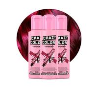 Crazy Color Vermillion Red Hair Dye Trio 300ml