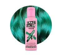 Crazy Color Vibrant Pine Green Semi-Permanent Hair Dye. Highly Pigmented Dark Green Conditioning & Oil Nourishing Vegan Formula | No Bleach or Ammonia | 100ml