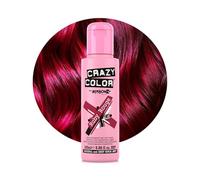 Crazy Color Vibrant Ruby Rouge Semi-Permanent Hair Dye. Highly Pigmented Wine Red/Plum Conditioning & Oil Nourishing Vegan Formula | No Bleach or Ammonia | 100ml